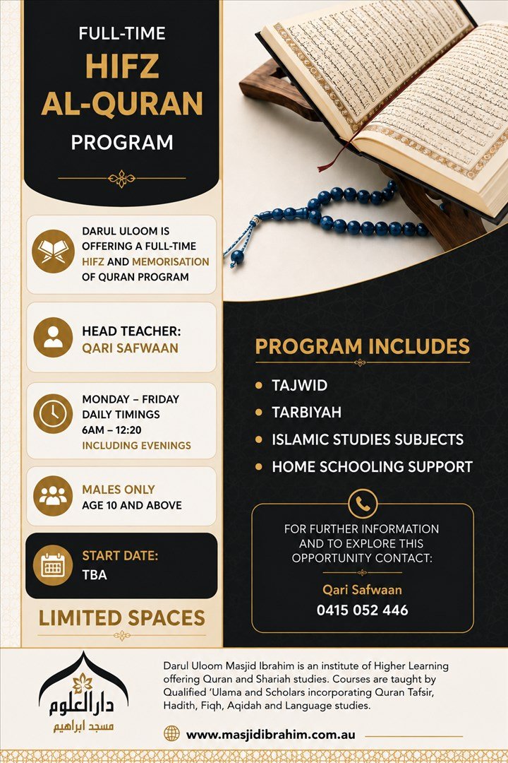 Full-Time Hifz al-Quran Program