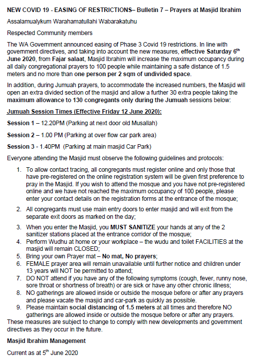 Coronavirus Guildelines