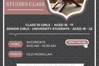 Class 10 & Senior Girls Quraan and Islamic Studies Class