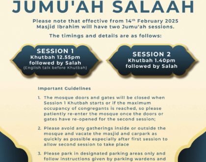 TWO Jumu'ah Khutbah